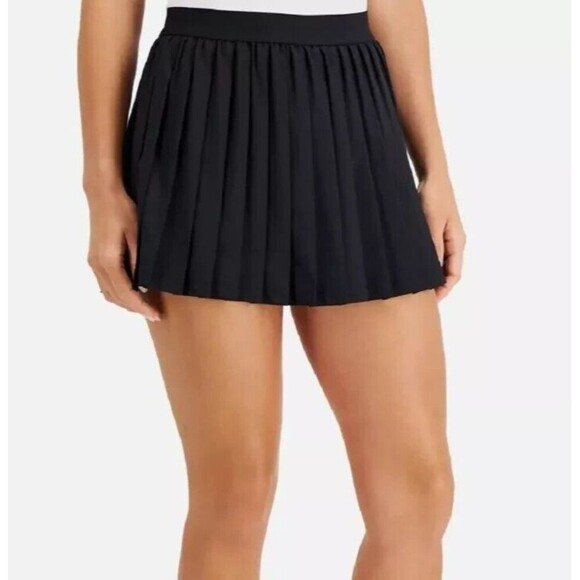 ID Ideology Women's Pleated High-Rise Pull-On Skort Deep Black size 3X - Picture 2 of 2